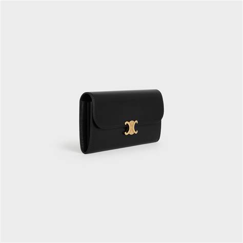 black zip up wallet celine|celine women's wallets.